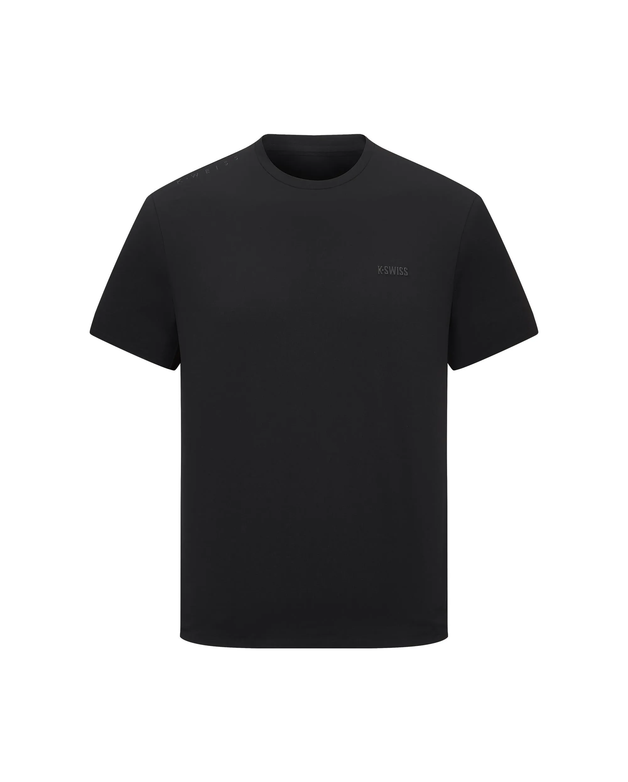 1011633-008 | MEN'S K-SWISS LOGO MIRCO-FLEECE T-SHIRT | BLACK