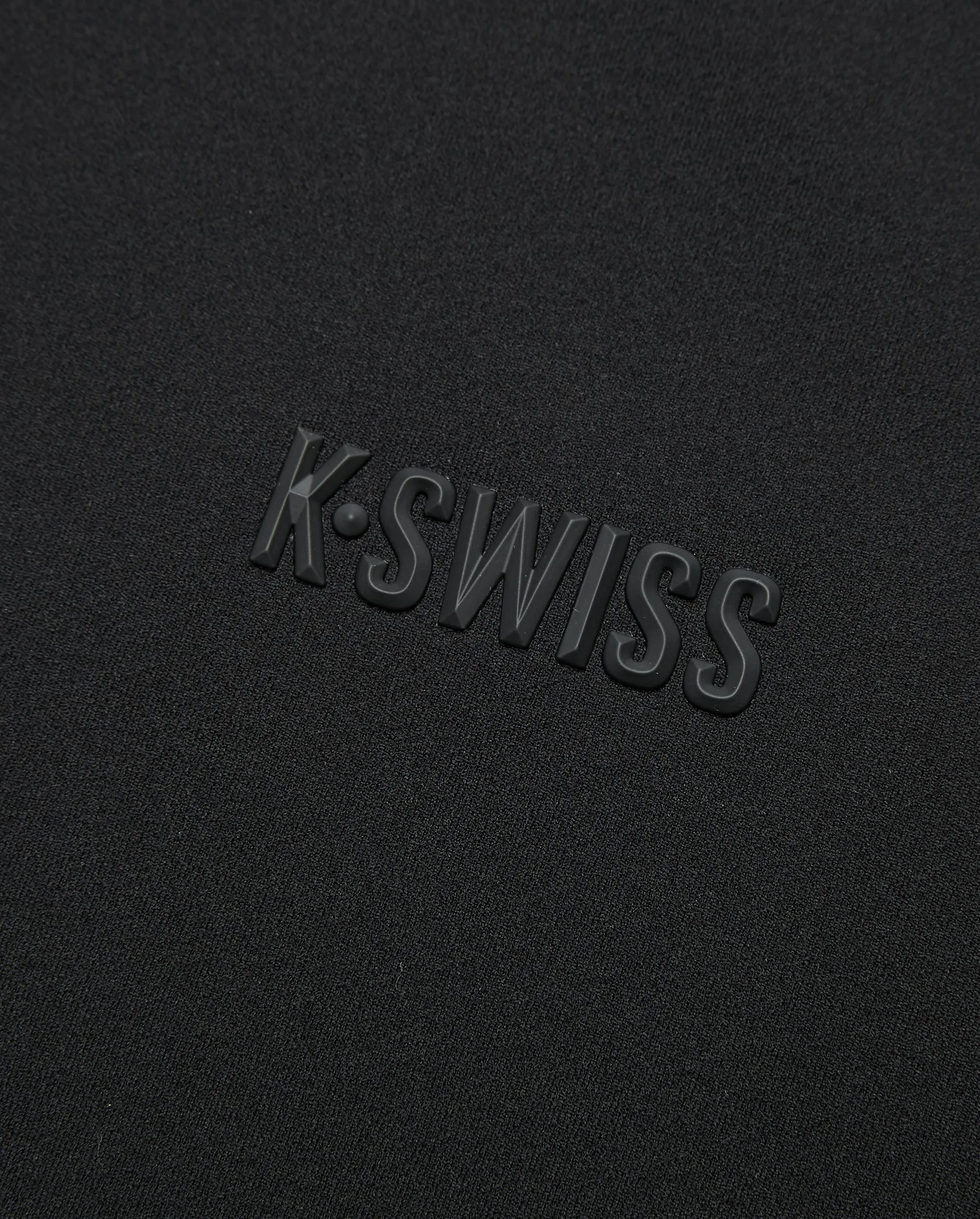 1011633-008 | MEN'S K-SWISS LOGO MIRCO-FLEECE T-SHIRT | BLACK