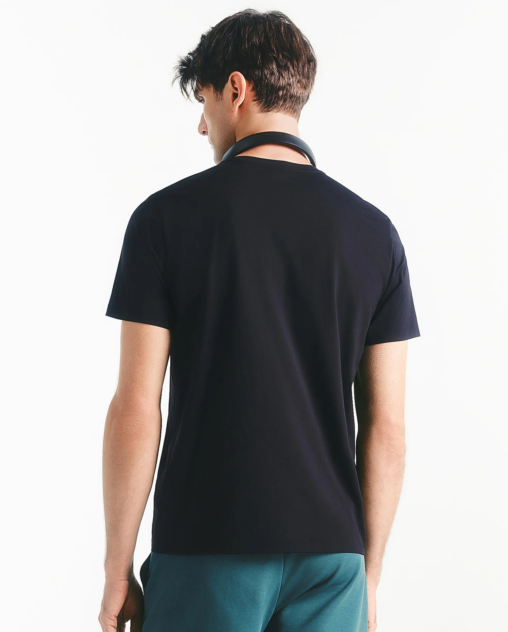 1011633-008 | MEN'S K-SWISS LOGO MIRCO-FLEECE T-SHIRT | BLACK