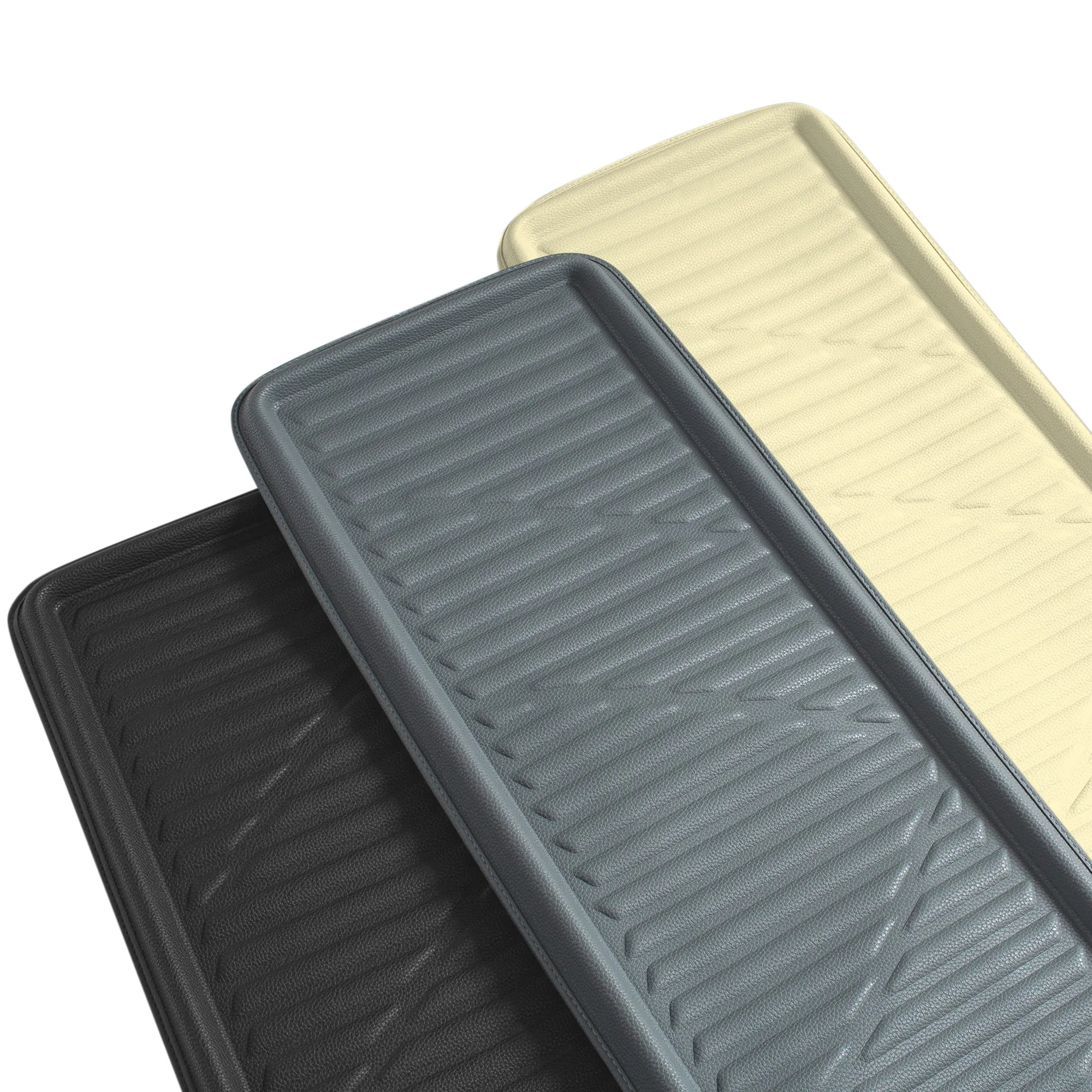 2011 - 2020 Toyota Sienna Faux Leather Custom Fit trunk Mats - Black