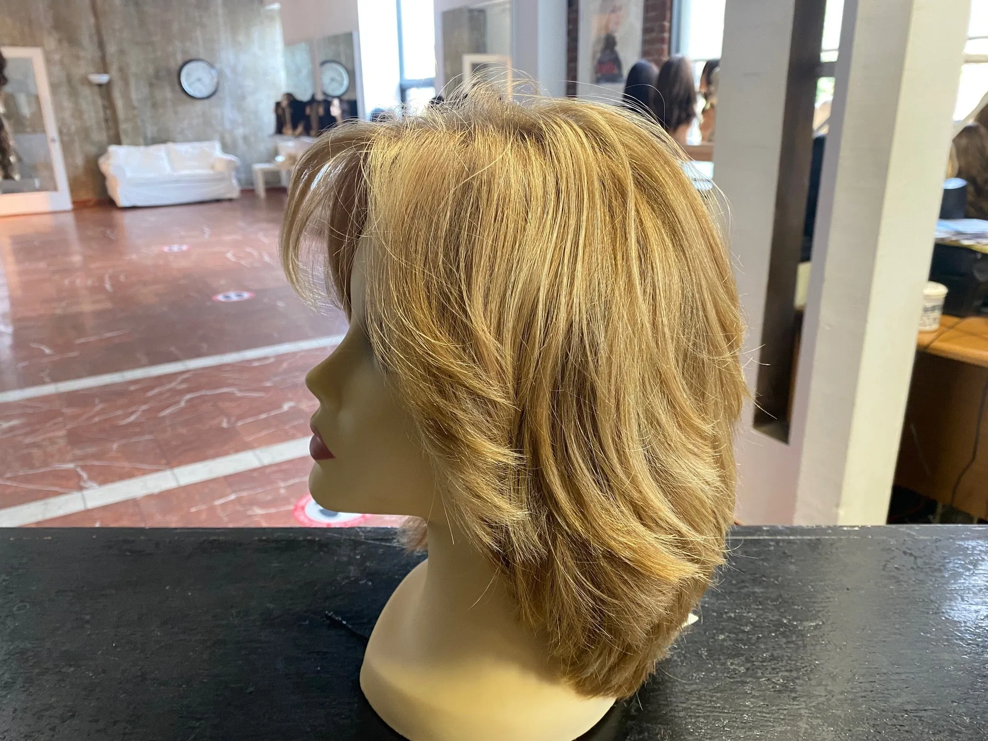 6LYR-017 100% virgin European Natural Human Hair Strawberry Blond