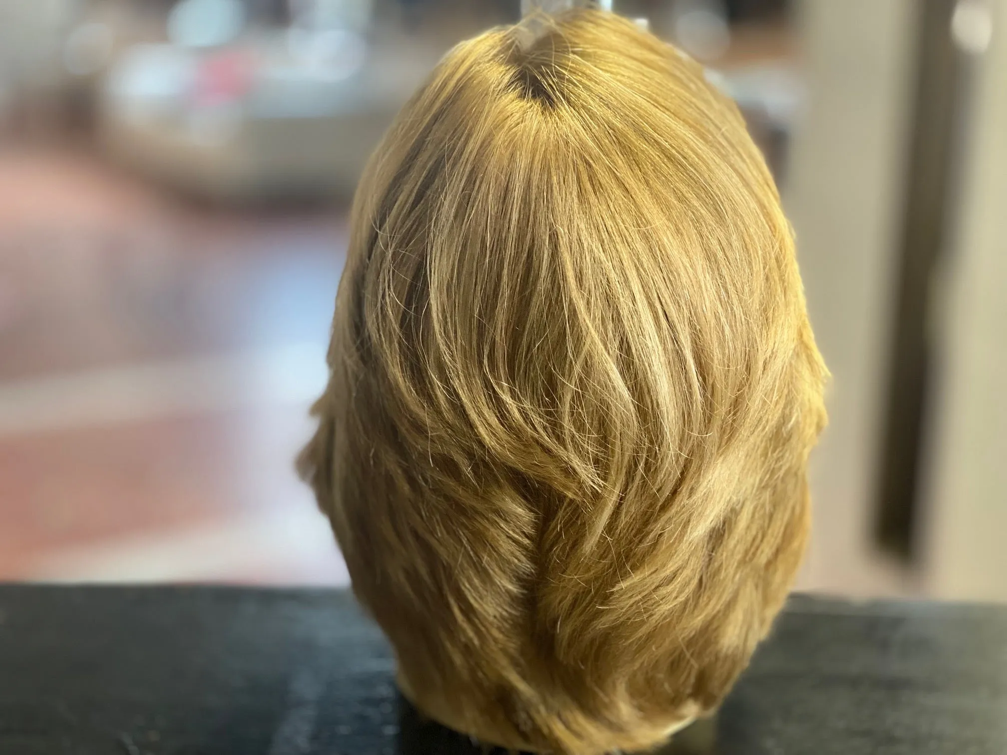6LYR-017 100% virgin European Natural Human Hair Strawberry Blond