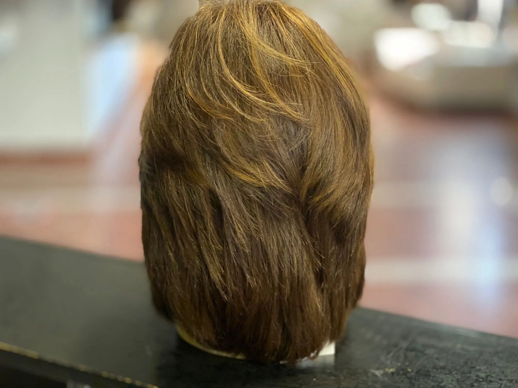 8LYR-014 100% virgin European Natural Human Hair Light Brown with blond highlights