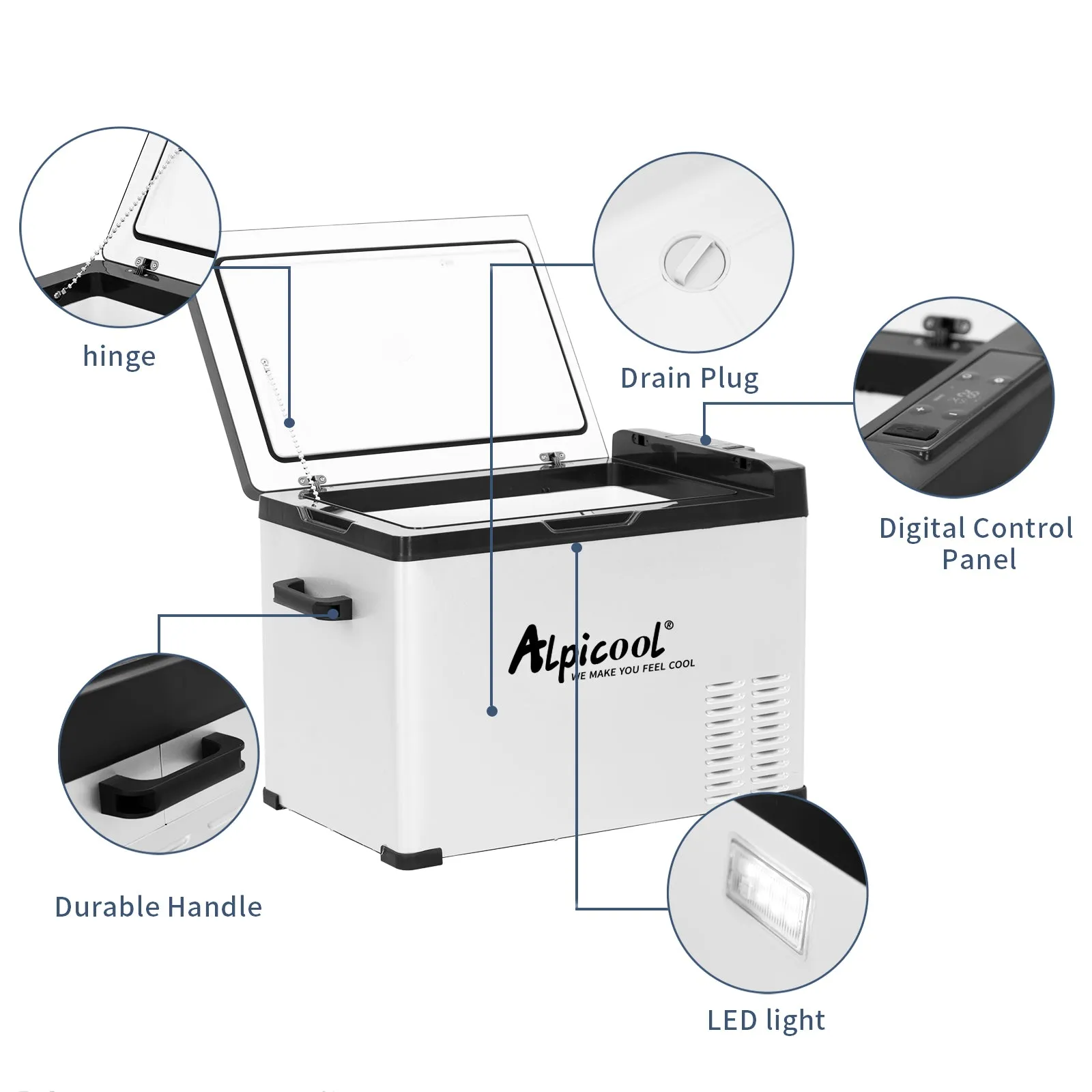 Alpicool C40 Portable Car Fridge