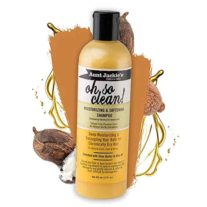 Aunt Jackie's Oh So Clean Moisturizing and Softening Shampoo - 12 oz