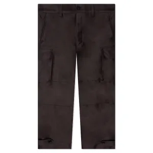 Brown Organic Cotton Cargo Trousers TCY36 - Moca