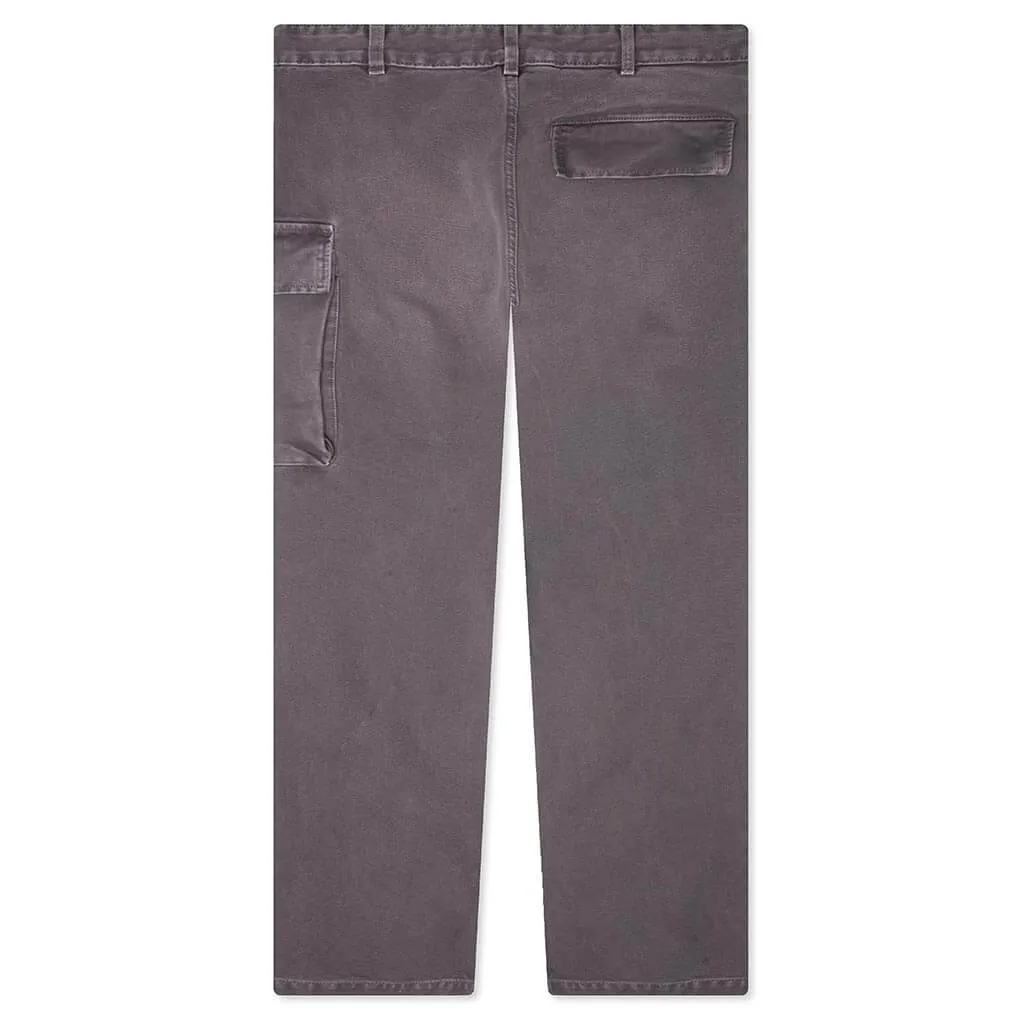 Canvas Cargo Pants - Dolphin