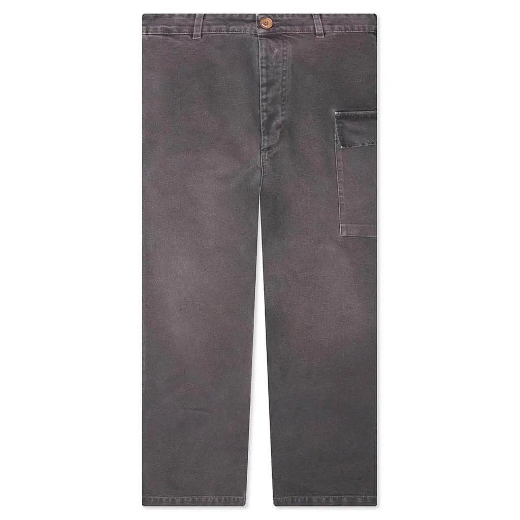 Canvas Cargo Pants - Dolphin