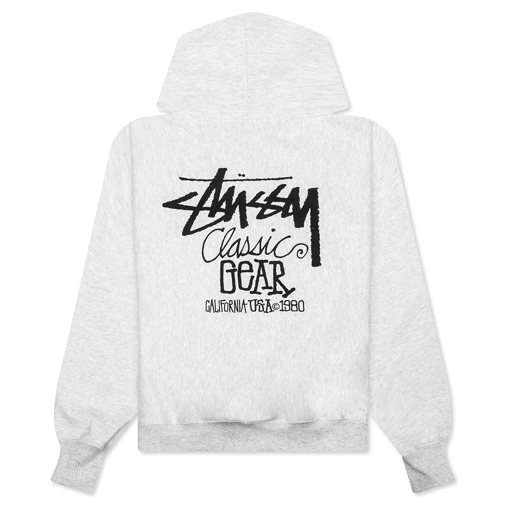 Classic Gear Hoodie - Ash Heather