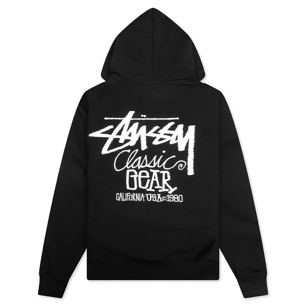 Classic Gear Hoodie - Black