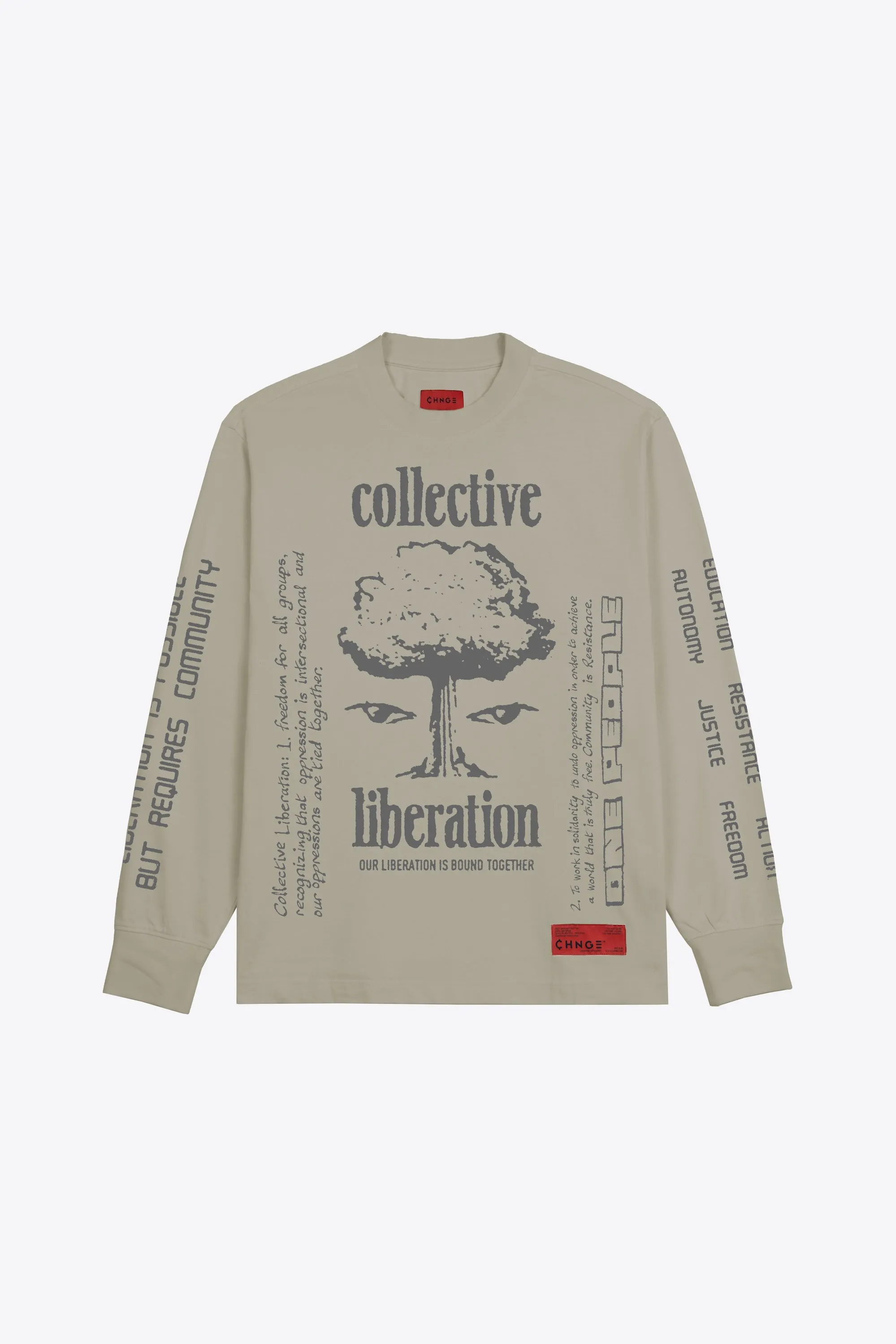 Collective Liberation Cuffed L/S (dune)