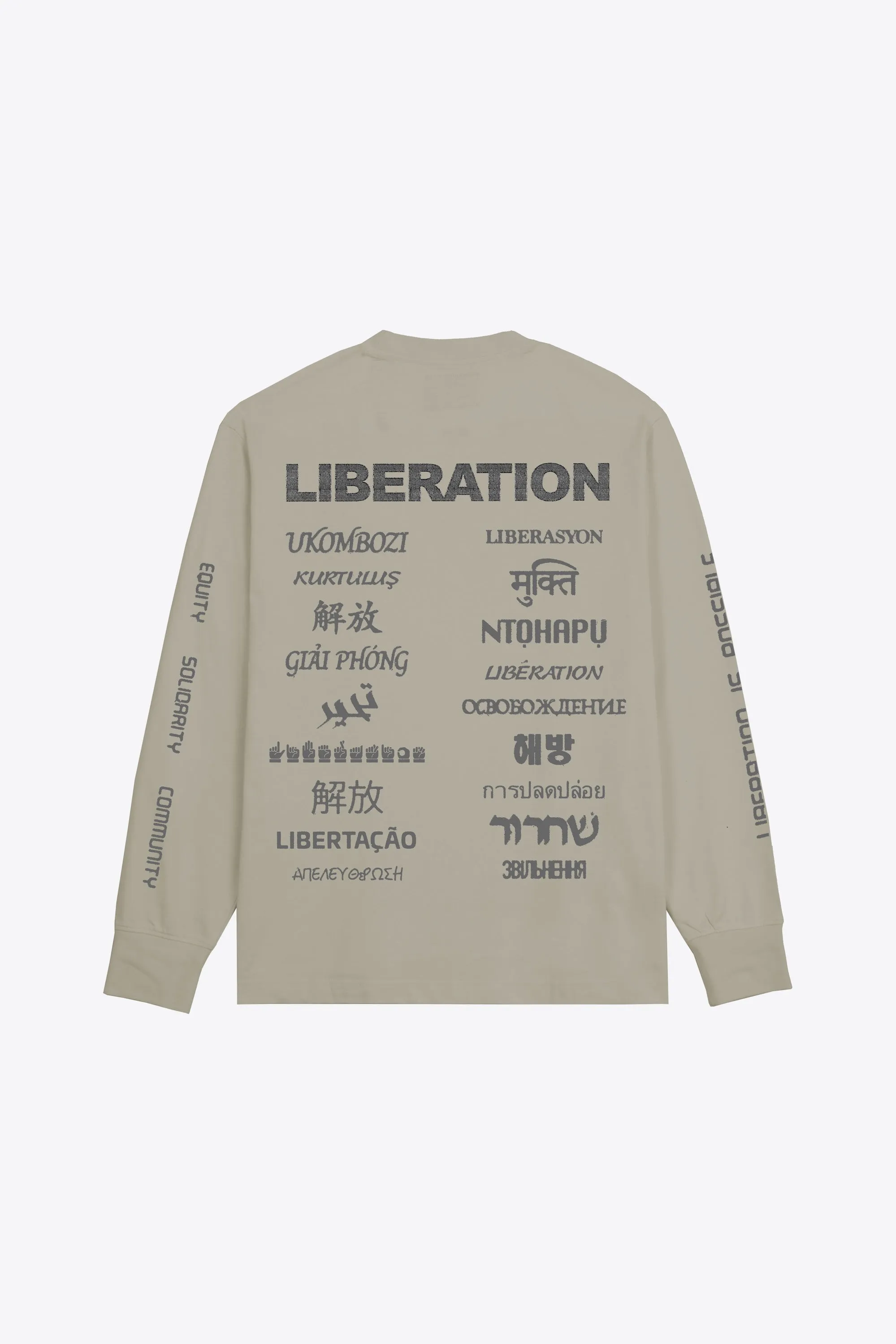 Collective Liberation Cuffed L/S (dune)