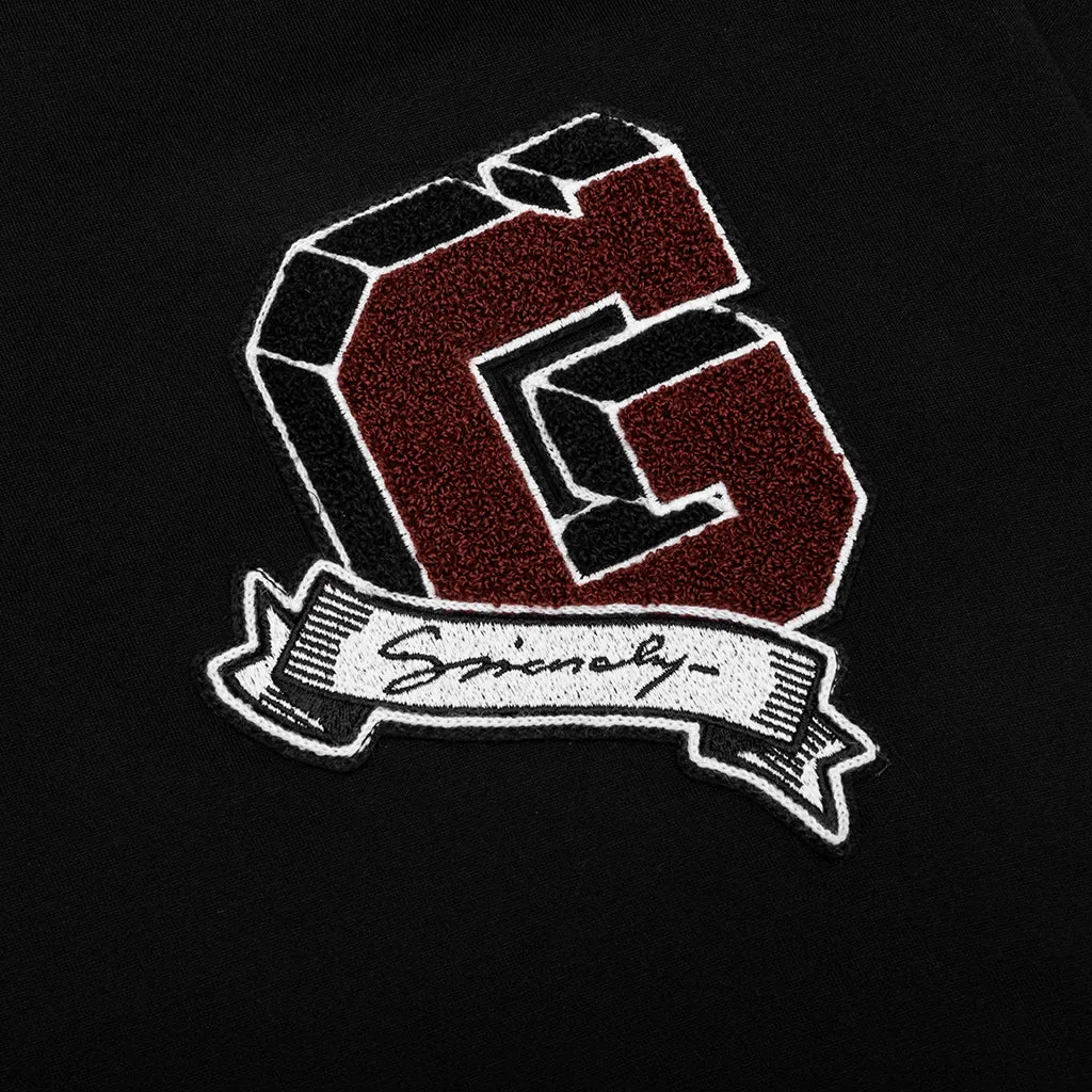 College T-Shirt - Black