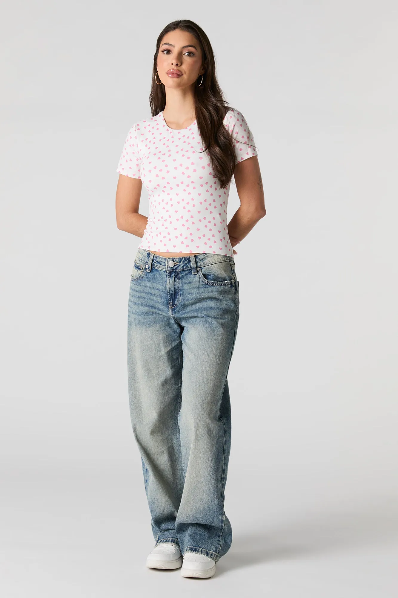 Contour Round Neck Short Sleeve Top