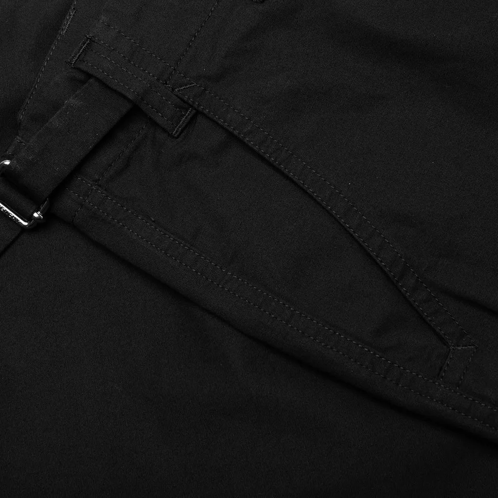 Cotton Cargo Pants - Black