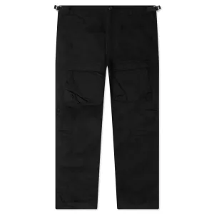 Cotton Cargo Pants - Black