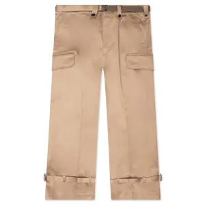 Cotton Chino Pants - Beige