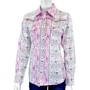 Cowboy Hardware Ladies Western Blouse Mish Mash 225550-150-W