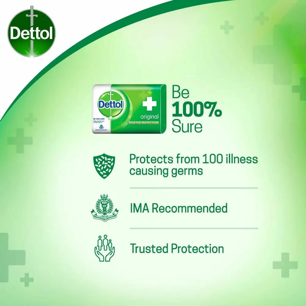 Dettol Anti Bacterial Original Soap - 3.5 oz