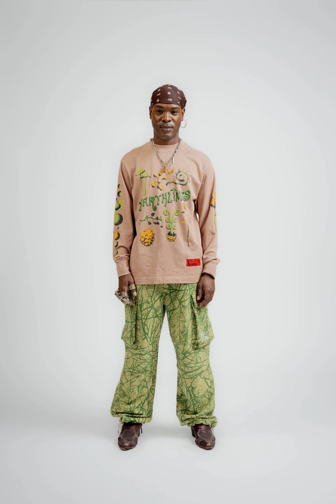 Earthlings Cuffed L/S Tee