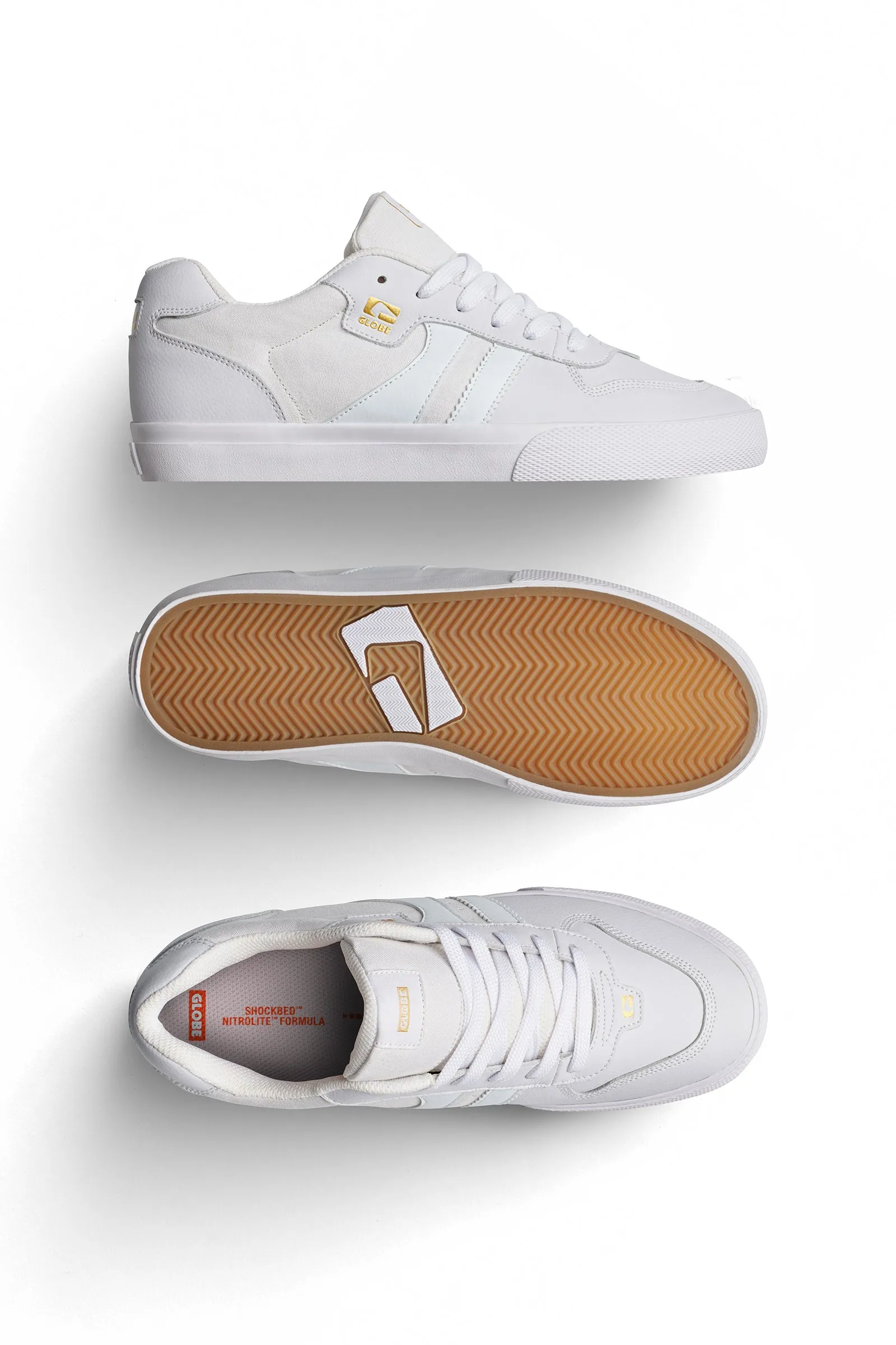 Encore-2 - White/Gold Dip - Shoes