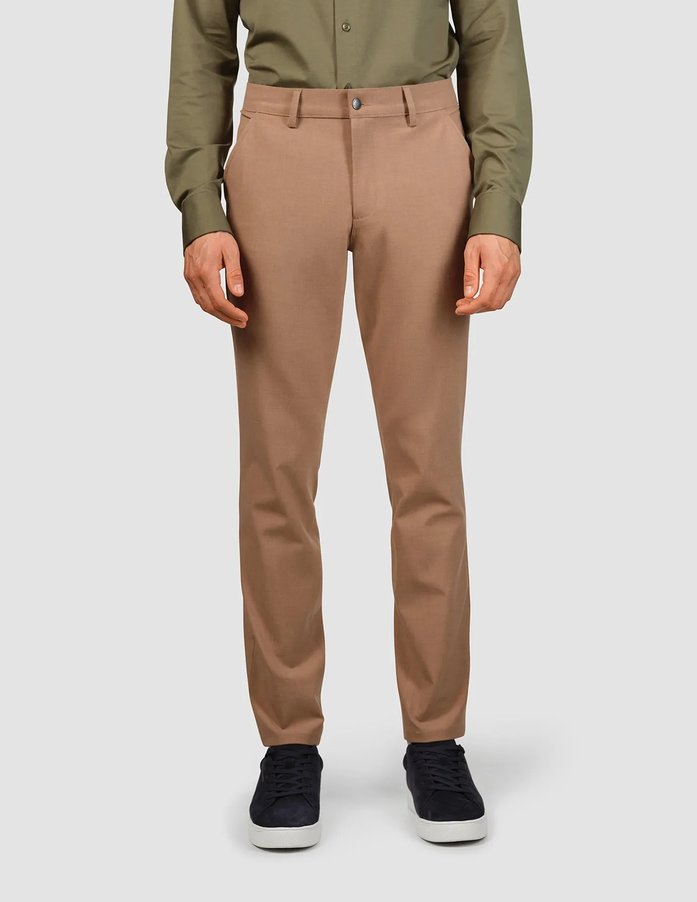 Essential Pants Regular Sand Melange
