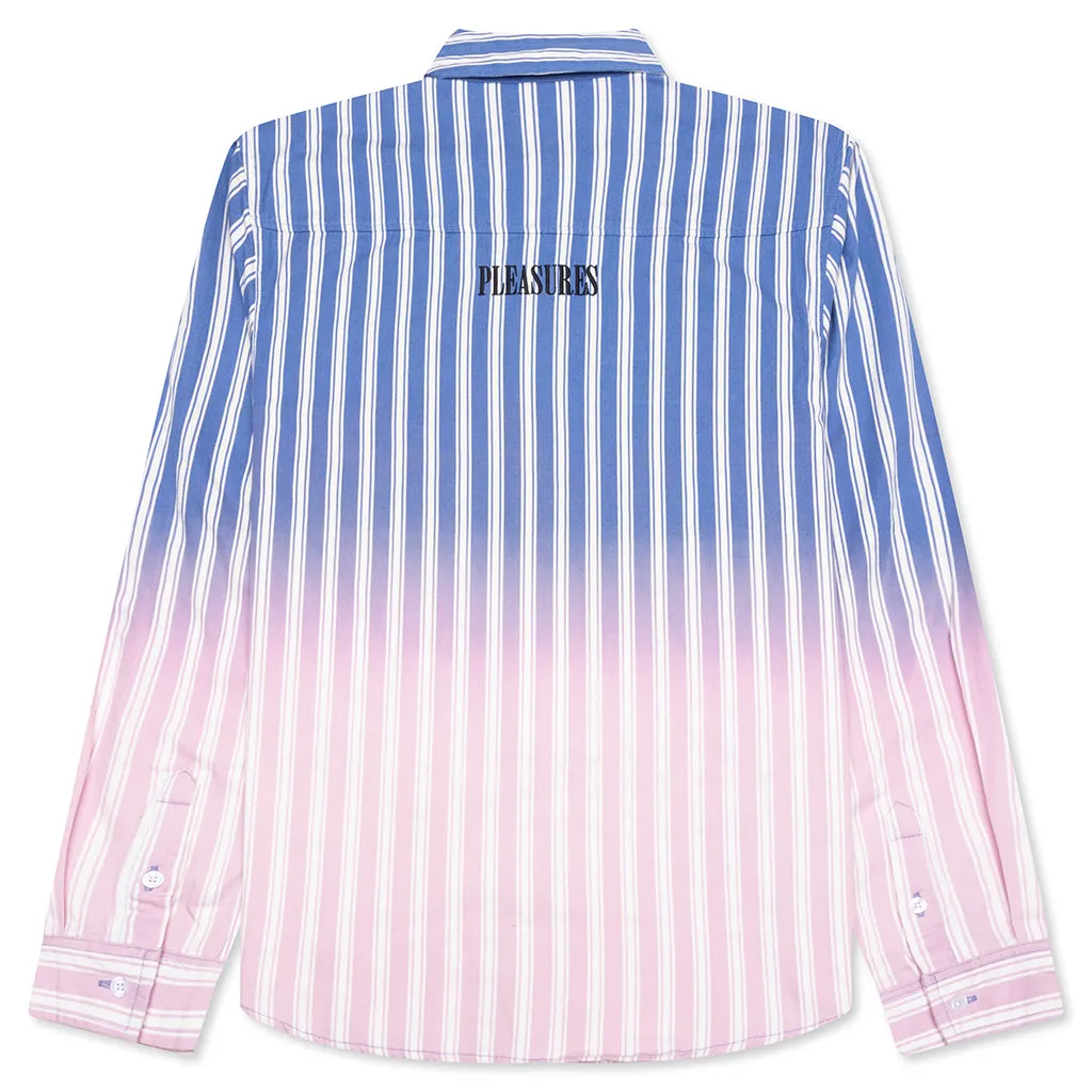 Fade Button Down - Blue