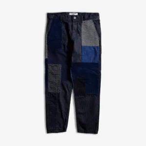 FDMTL | PATCHWORK PANTS RINSE 23AW  { INDIGO