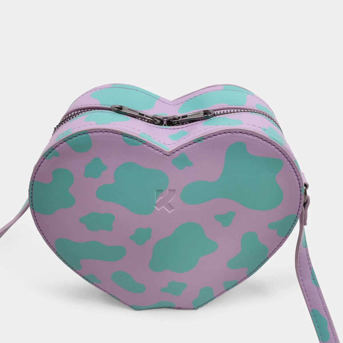 Funky Town Lilac Cow Print Bag
