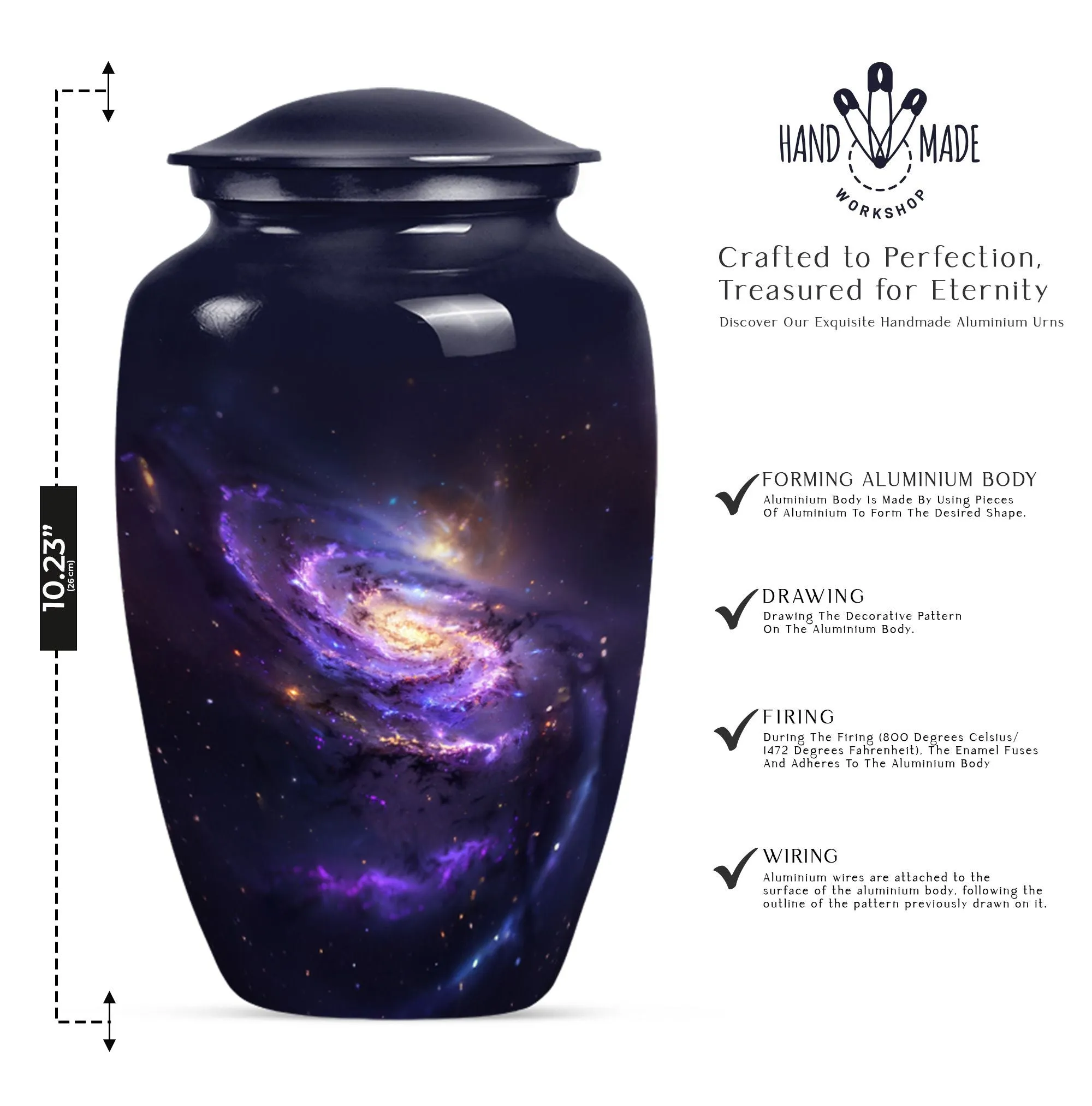 Galaxy Cremation Urn: Tranquil Remembrance Urn for Eternal Rest