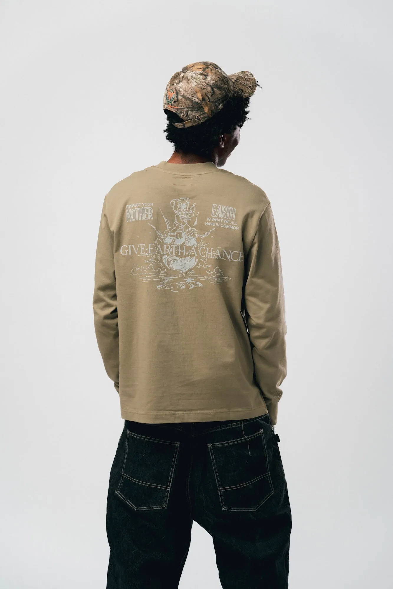 Give Earth a Chance Cuffed L/S (cactus)