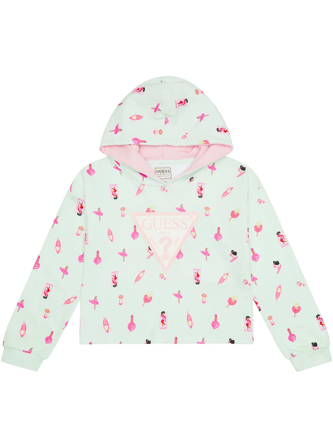 Green Hooded Jumper (2-7)