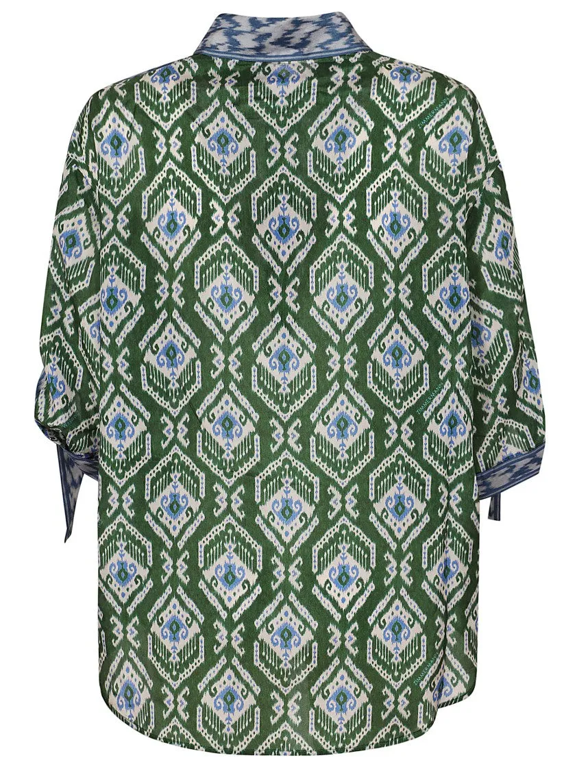 Green/Blue Wylie Relaxed Shirt