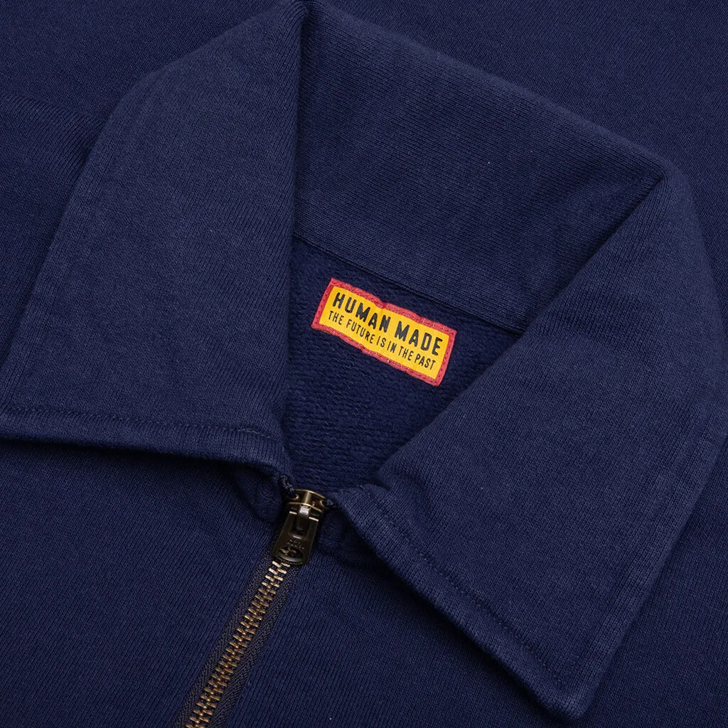 Half-Zip Sweatshirt - Navy
