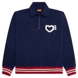Half-Zip Sweatshirt - Navy