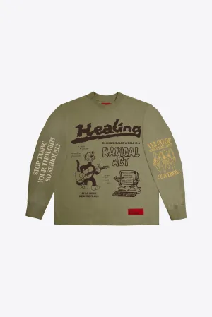Healing L/S Tee (Bay Leaf)
