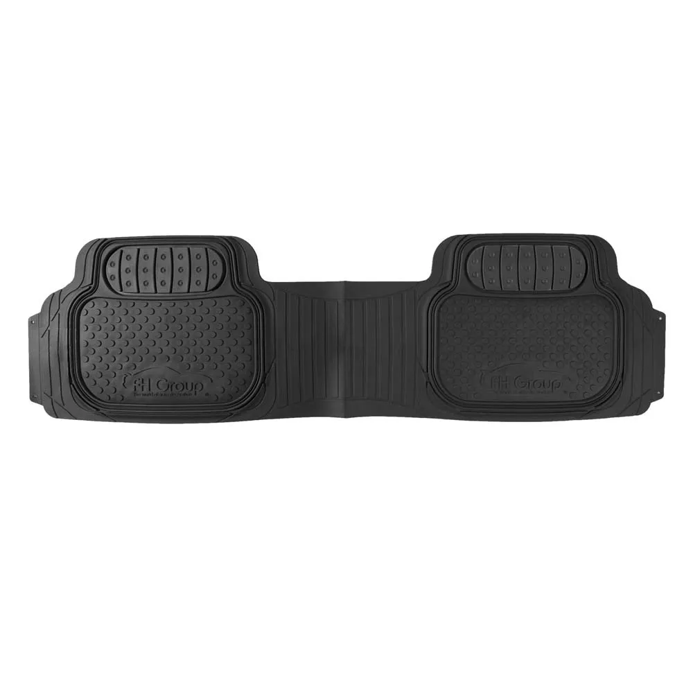 Heavy Duty ClimaProof Trimmable Touchdown Non-Slip Rubber Floor Mats Black