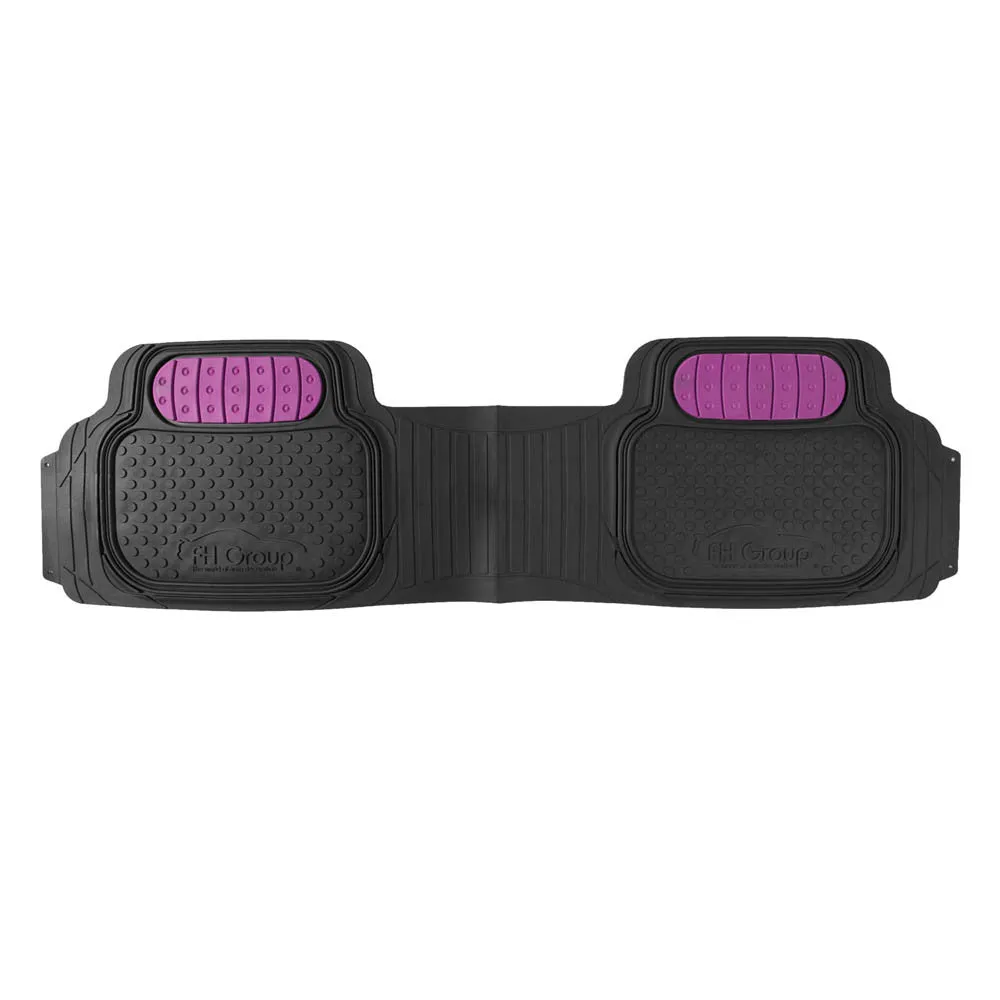 Heavy Duty ClimaProof Trimmable Touchdown Non-Slip Rubber Floor Mats Pink