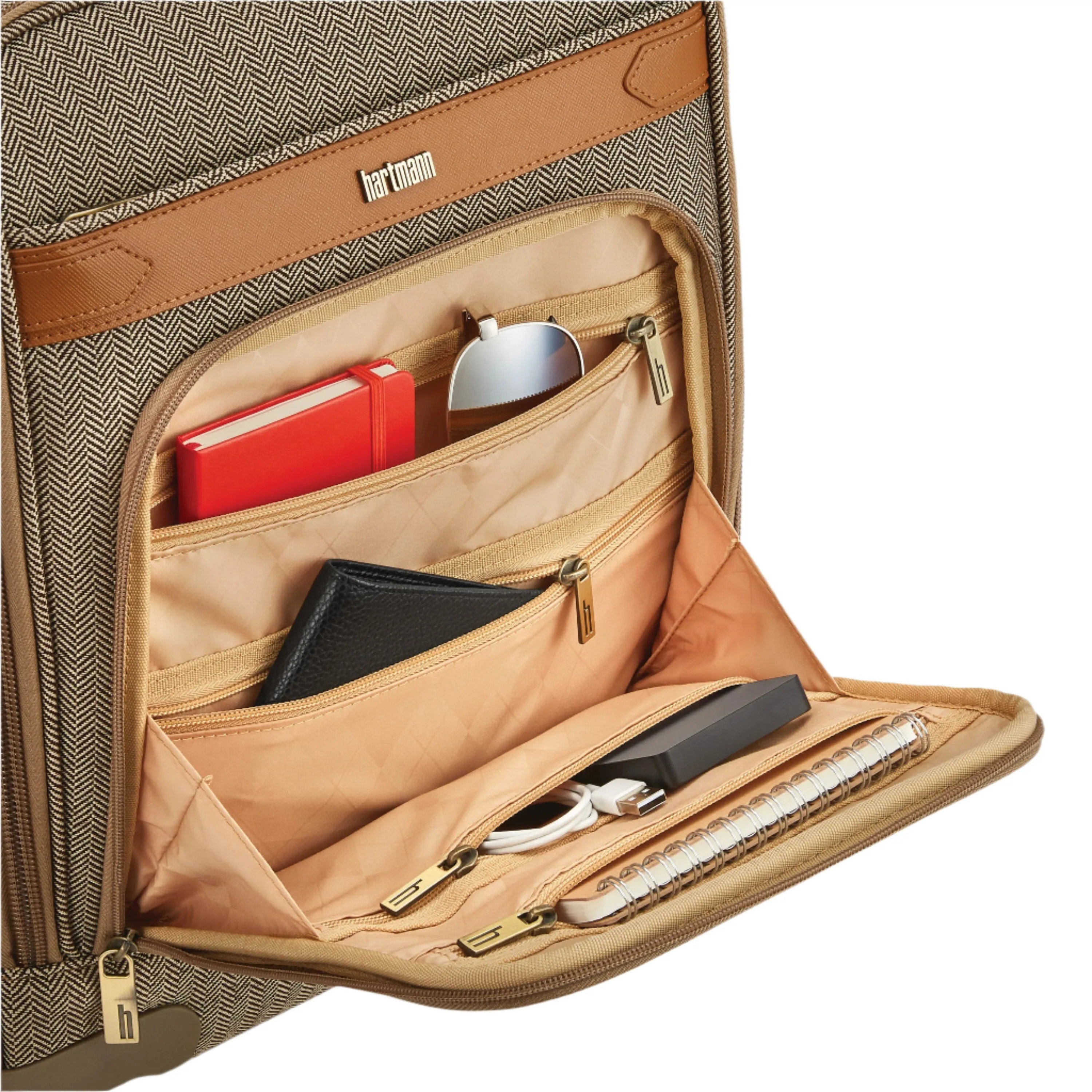 Herringbone Deluxe Carry-On Underseat Spinner