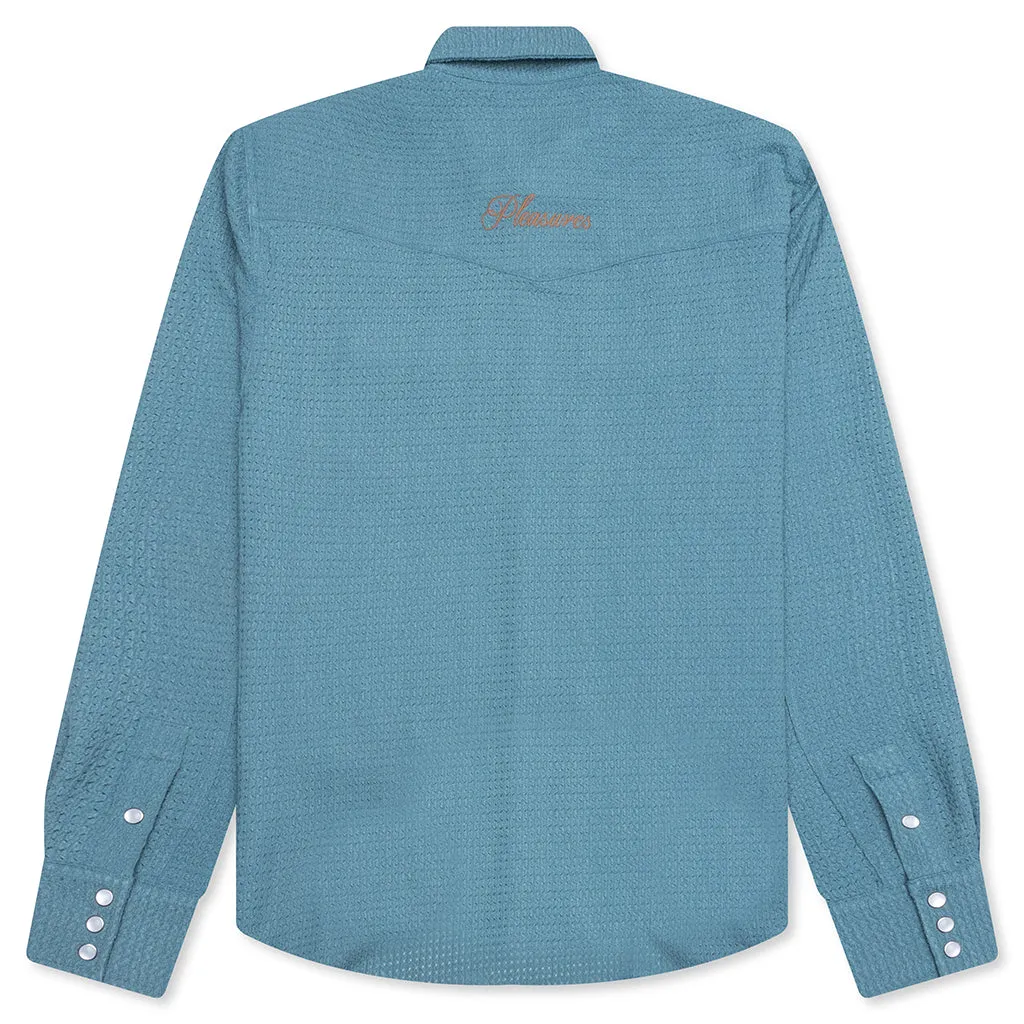 Hive Western Shirt - Blue