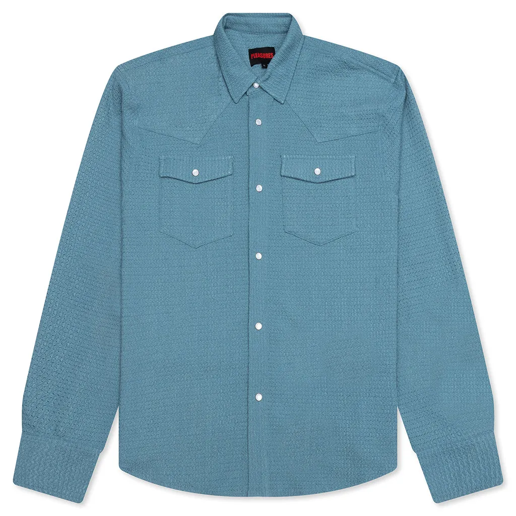 Hive Western Shirt - Blue