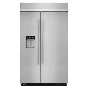 Jennair JBSS48E22L Rise&#8482; 48" Built-In Side-By-Side Refrigerator With External Ice And Water Dispenser