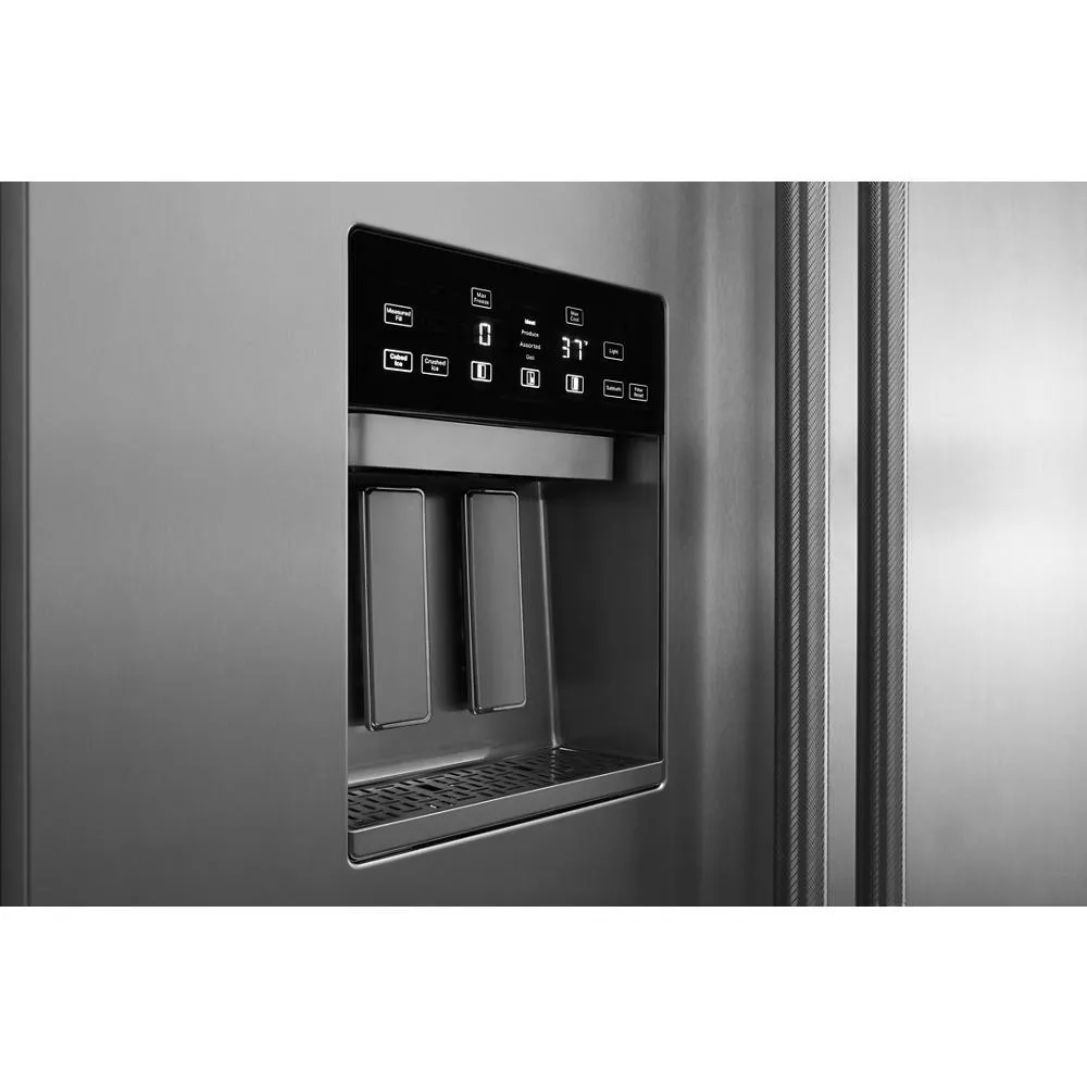 Jennair JBSS48E22L Rise&#8482; 48" Built-In Side-By-Side Refrigerator With External Ice And Water Dispenser