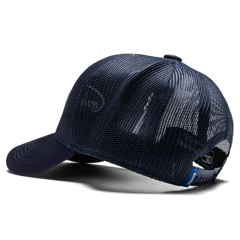 King Logo Trucker Hat - Navy