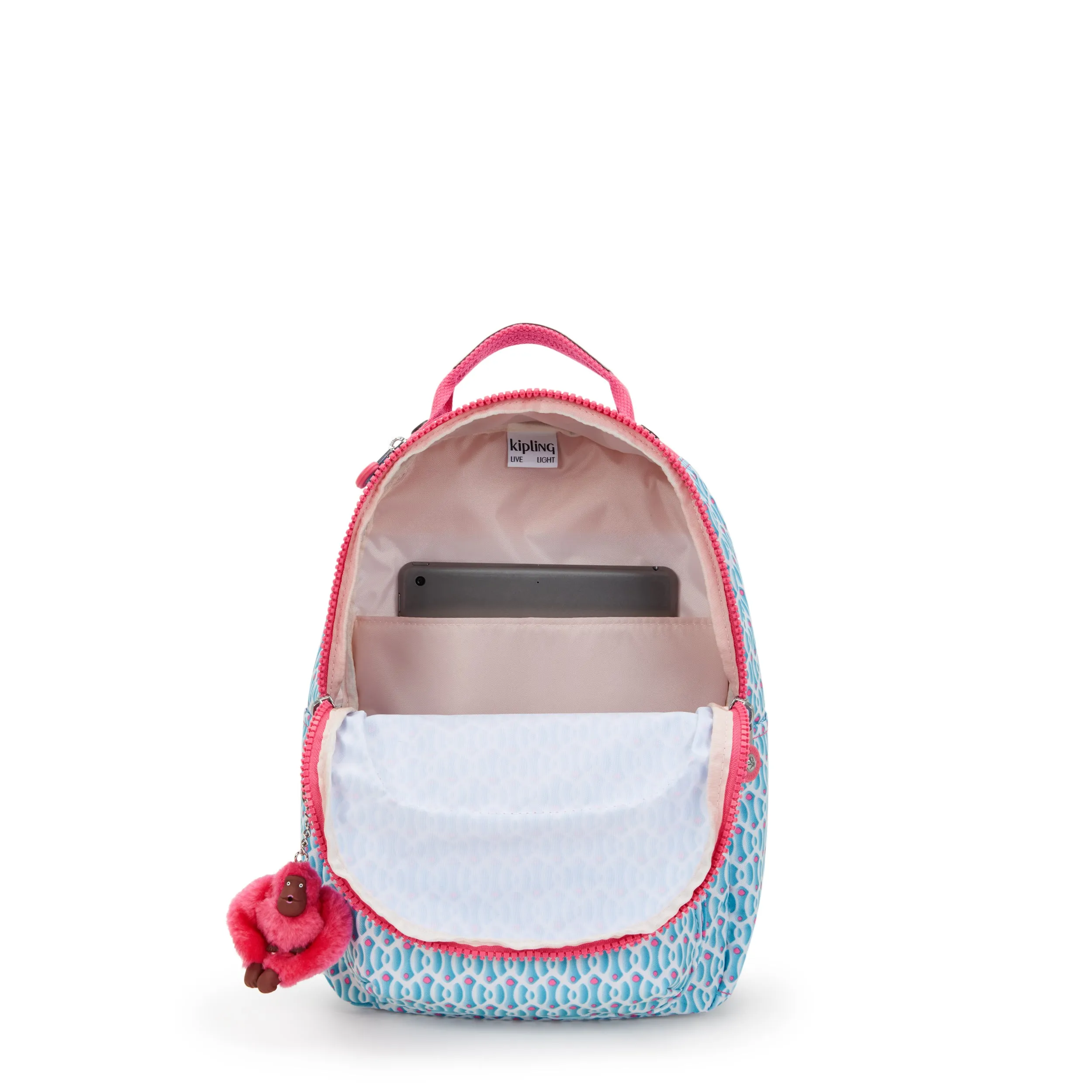 Kipling Seoul Small Printed Tablet Backpack - Dreamy Geo C