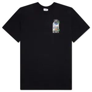LA Night Printed T-Shirt - Black