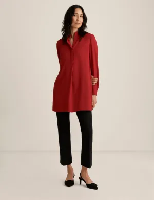 Long Sleeve Popover Blouse - Sale