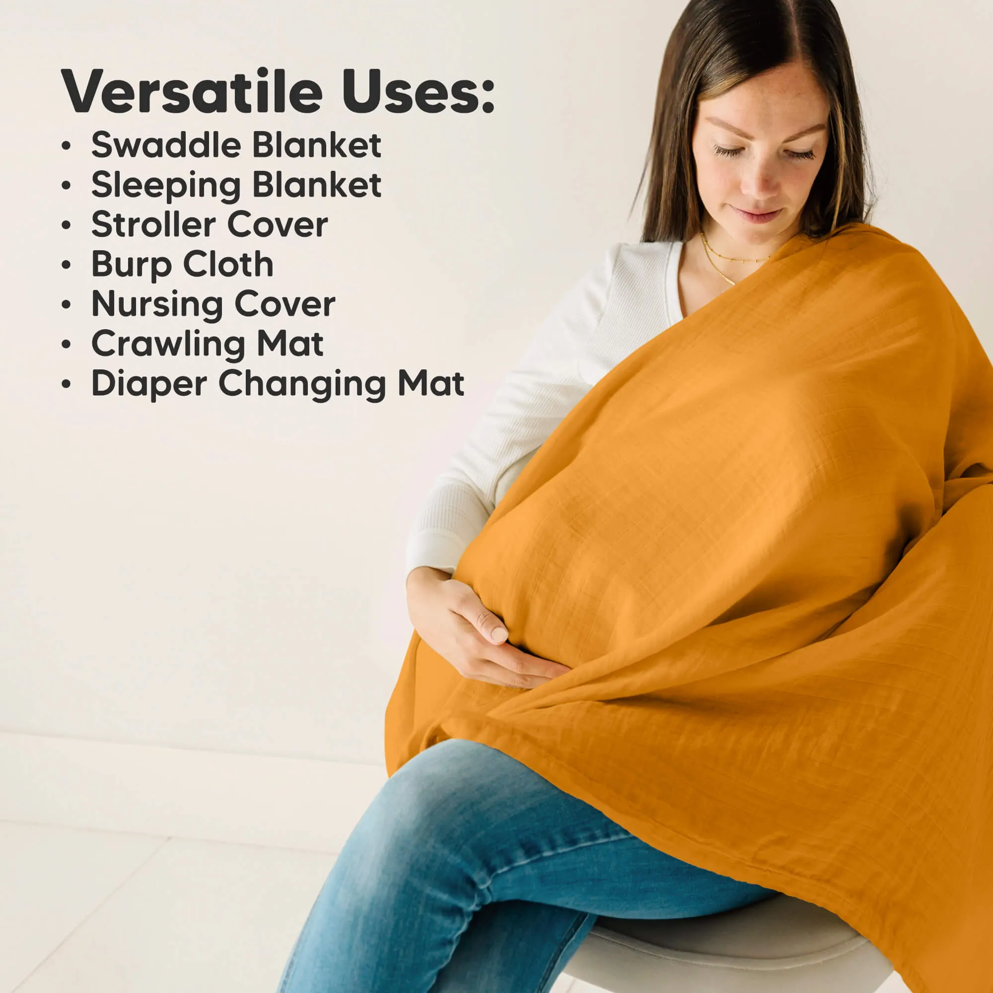Lumi Muslin Swaddle Blankets (Primeval)