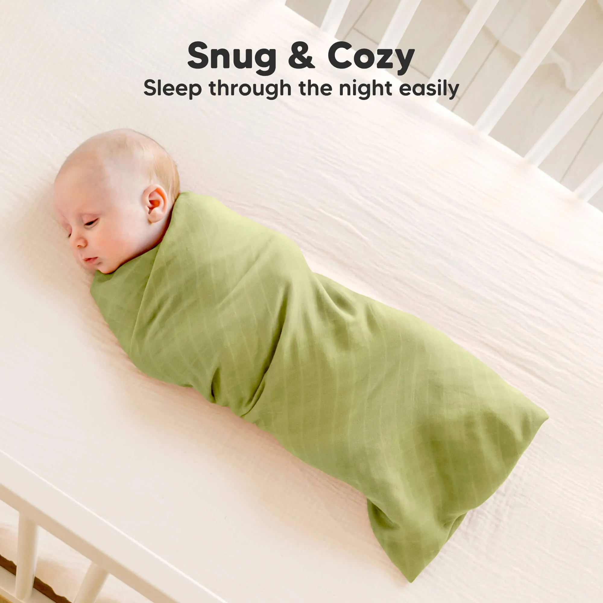 Lumi Muslin Swaddle Blankets (Primeval)