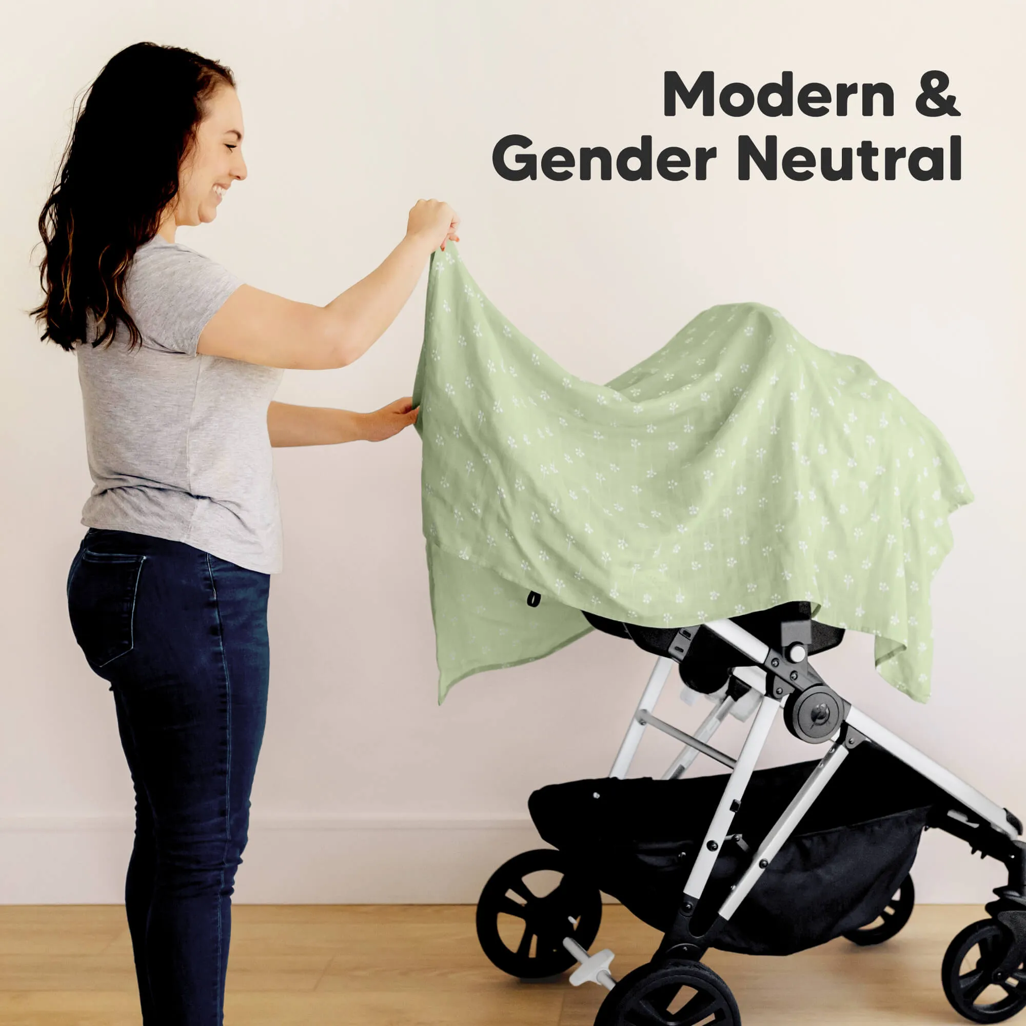 Lumi Muslin Swaddle Blankets (Wild Bloom)